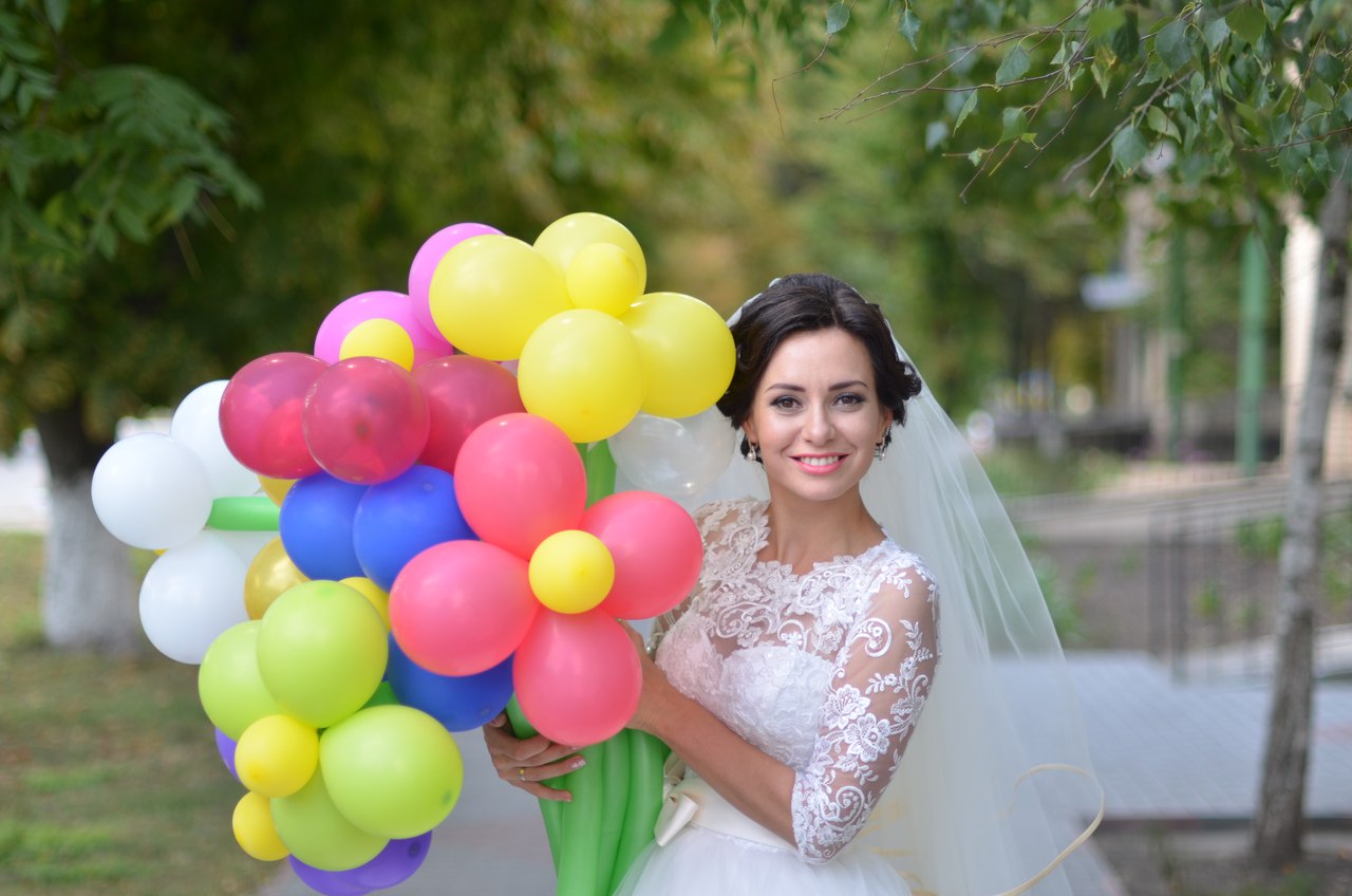 Фигуры из шаров на свадьбу